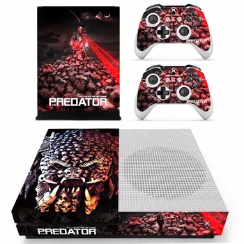 

Aliens vs Predator Skin Sticker Decal For Microsoft Xbox One S Console and 2 Controllers For Xbox One Slim Skin Sticker Vinyl