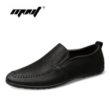 High Quality Genuine Leather Men Shoes Casual Slip On Men Loafers Moccasins Designer Men Flats Comfy Driving Shoes Dropshipping