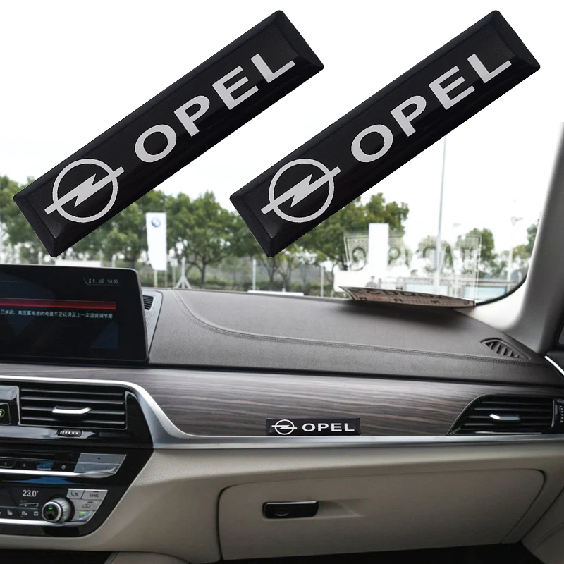 

2pcs Car Styling decoration Stickers Emblem Case For Opel H G J Corsa Insignia Astra Antara Meriv Vectra c Auto Accessories
