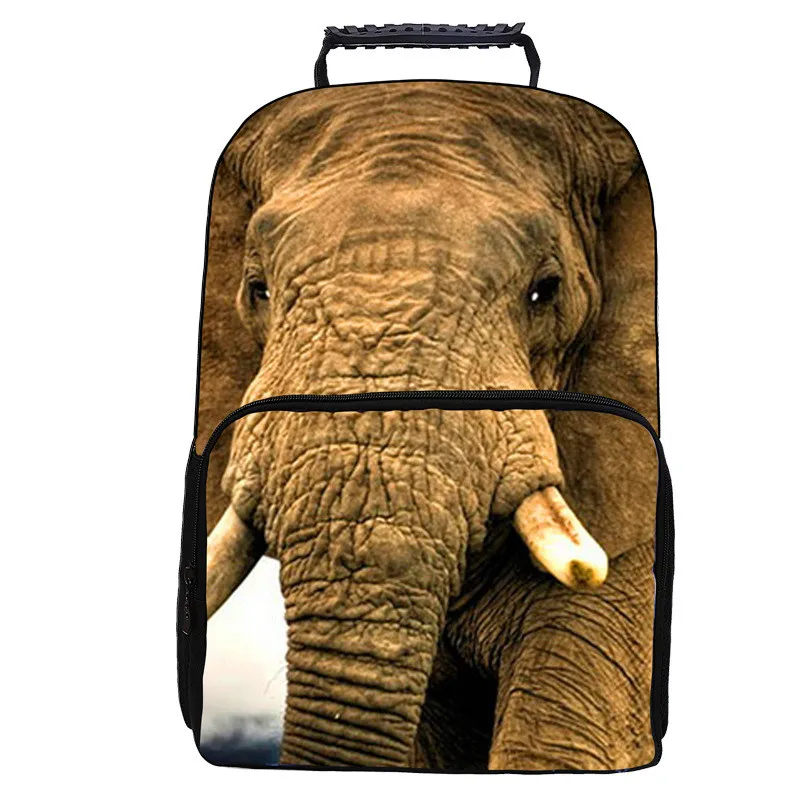 

Hot Cool Elephant Felt Animal Backpack Fashion Personality Student Multi-function Bag Unisex Environmental Computer Backpack