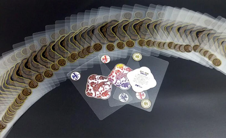 Водонепроницаемый прозрачный ПВХ Poker Пластиковые Креативные игральные карты Новинка Высококачественная коллекция фирменные персонализированные карты