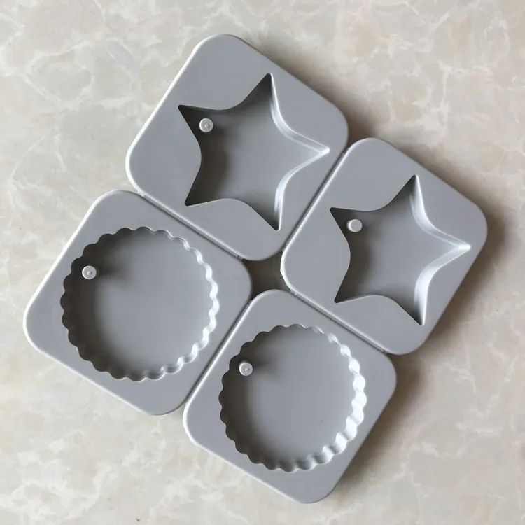 

DIY silicone mold aromatic gypsum handmade soap mold round five pointed star