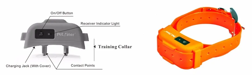 Ошейник для дрессировки собак 910 500 м ошейник для дрессировки собак ошейник для дрессировки пчеловода Перезаряжаемый для 1 или 2 собак