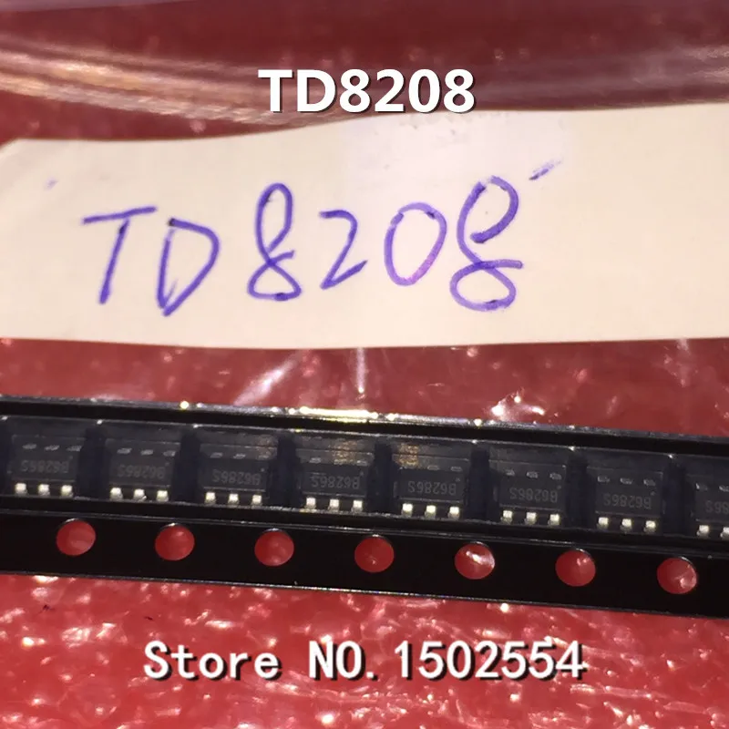 50 шт./лот Новый TD8208 SOT23-6 высокая эффективность 1 мГц 2A Buck регулятор