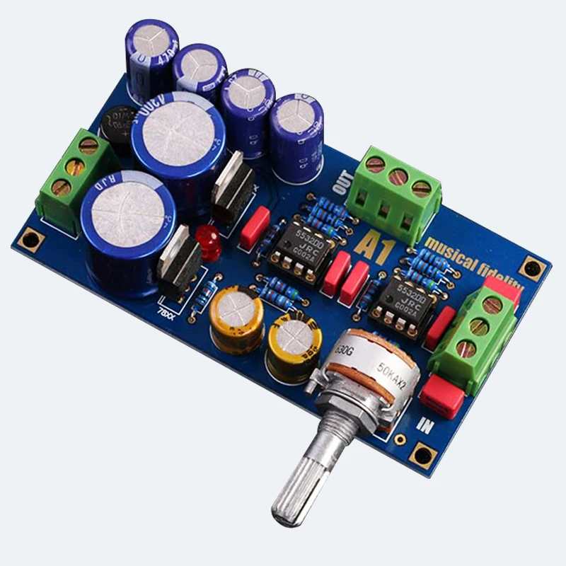 

A1 front class JRC5532DD * 2 preamplifier board