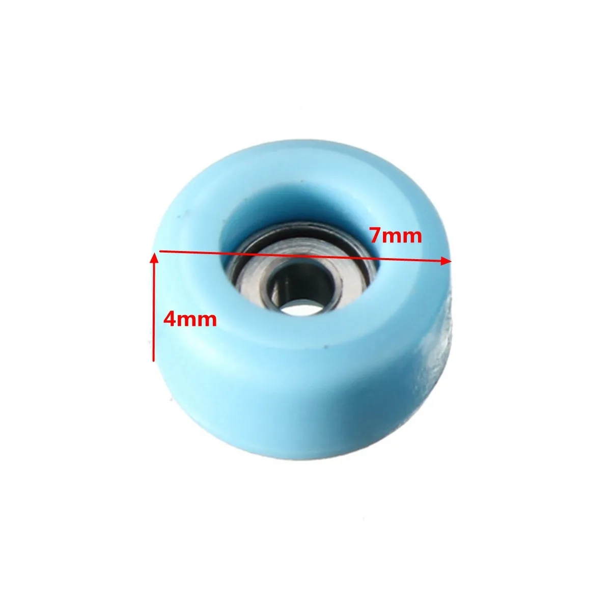 4 Pcs//Set Professional Urethane Bearing Wheels for Wooden Fingerboard