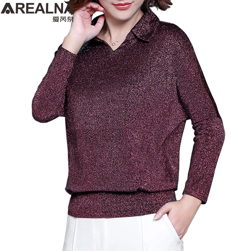 blusas brillosas de moda