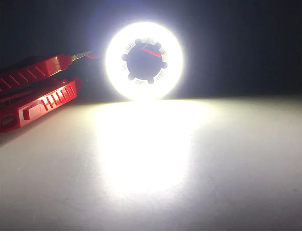 5 шт. круглый COB светодиодный светильник Теплый натуральный белый 43 мм Диаметр круглое кольцо COB лампа 5 Вт 15 в светодиодный светильник для DIY светильник ing Chips
