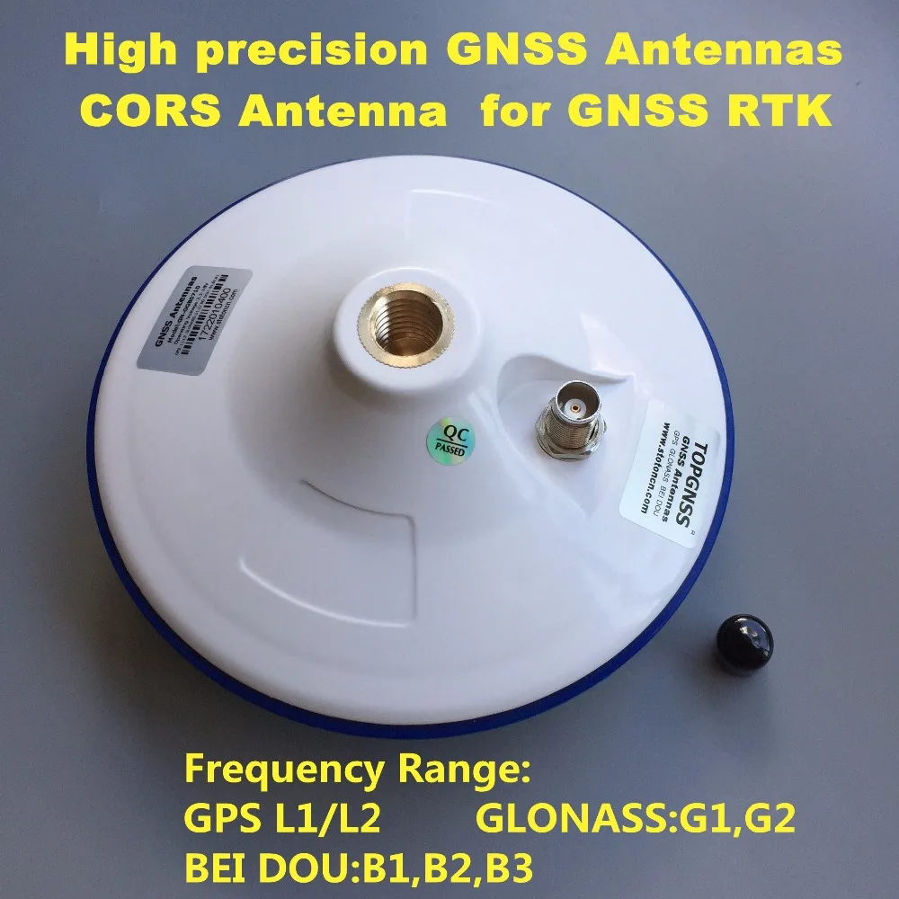 High-precision RTK GNSS Antenna ZED-F9P GPS CORS TNC 3.3-18V GLONASS GALILEO BDS 