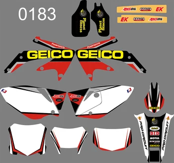 

3M 4 STYLES TEAM GRAPHICS BACKGROUNDS DECALS STICKERS FOR HONDA CRF450X 2005 2006 2007 2008 2009 2010 2011 2012 2013 2014