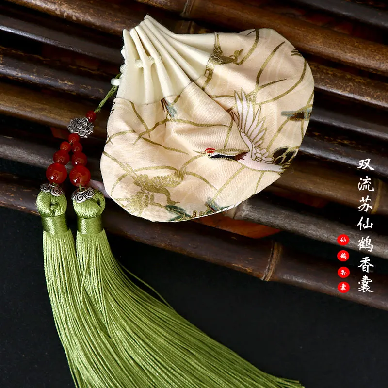 Dragon Boat Festival printed fabric tassel sachet Chinese gifts carry