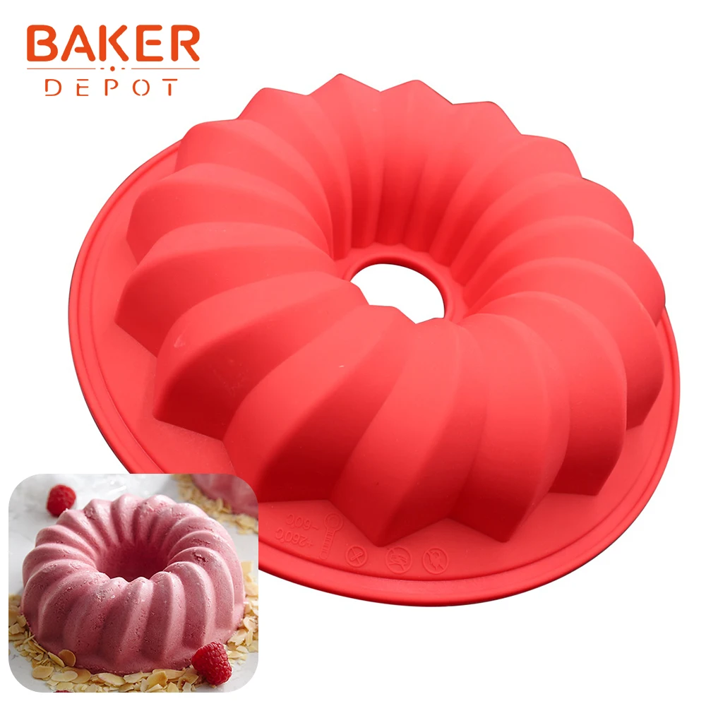 BAKER DEPOT, силиконовая форма для тортов, в форме цветка, в форме короны, кондитерские инструменты для выпечки, 3D, для хлеба, в форме большого торта, форма для пиццы, сделай сам, на день рождения, свадьбу - Цвет: CDY-149