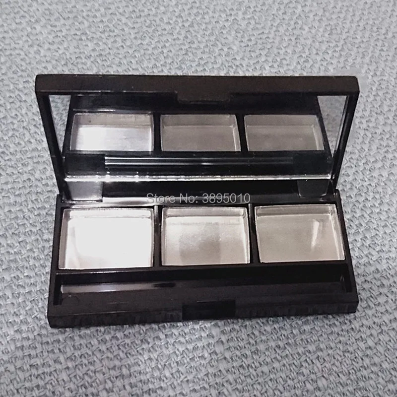 Черная помада пластина пустая Eye Shadow Box Давление пластина помада коробка с Алюминий пластины макияж инструмент F333