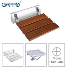 Seat-Stool Shower-Chair Wall-Mounted Folding GAPPO Bathing-Saving-Space Bathroom 