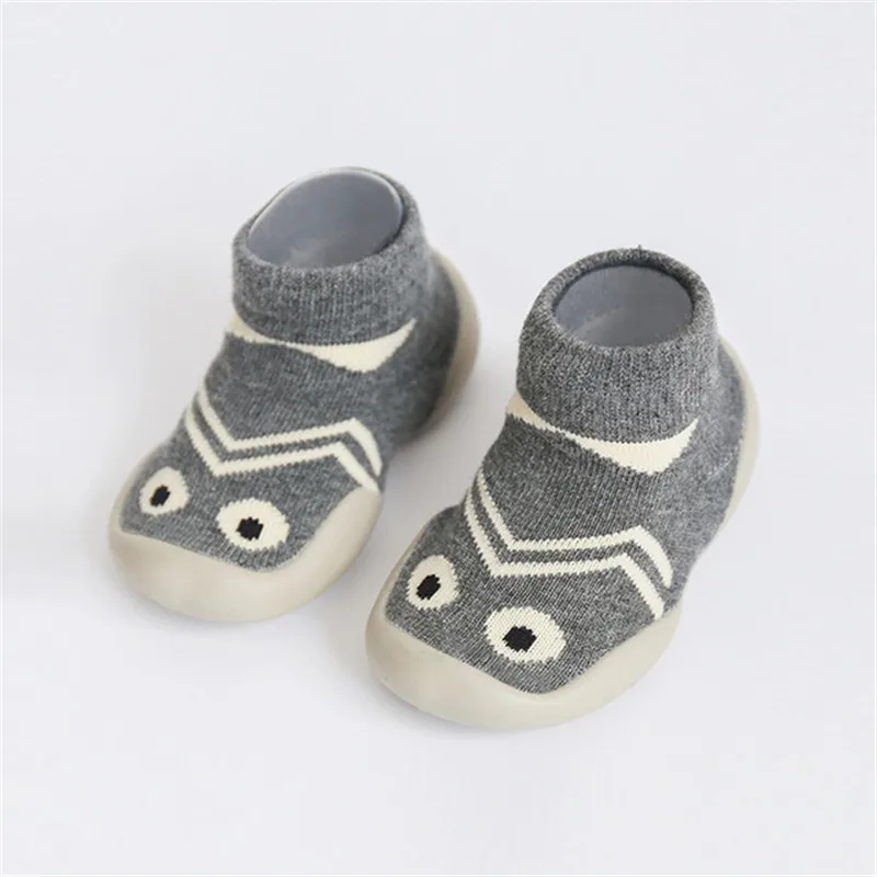 Детские носки с резиновой подошвой; детские носки; мягкая подошва; нескользящие дышащие хлопковые носки для малышей; обувь на мягкой подошве