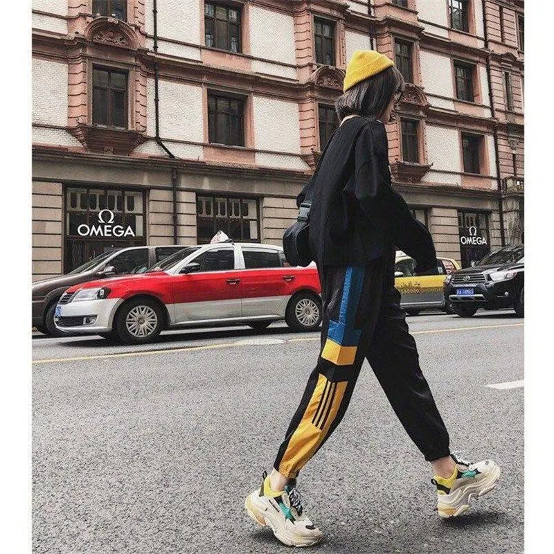 Брюки султанки женские с завышенной талией модные повседневные пляжные штаны