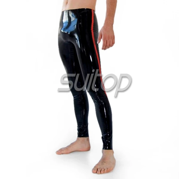 

latex Man tight pants with front zip
