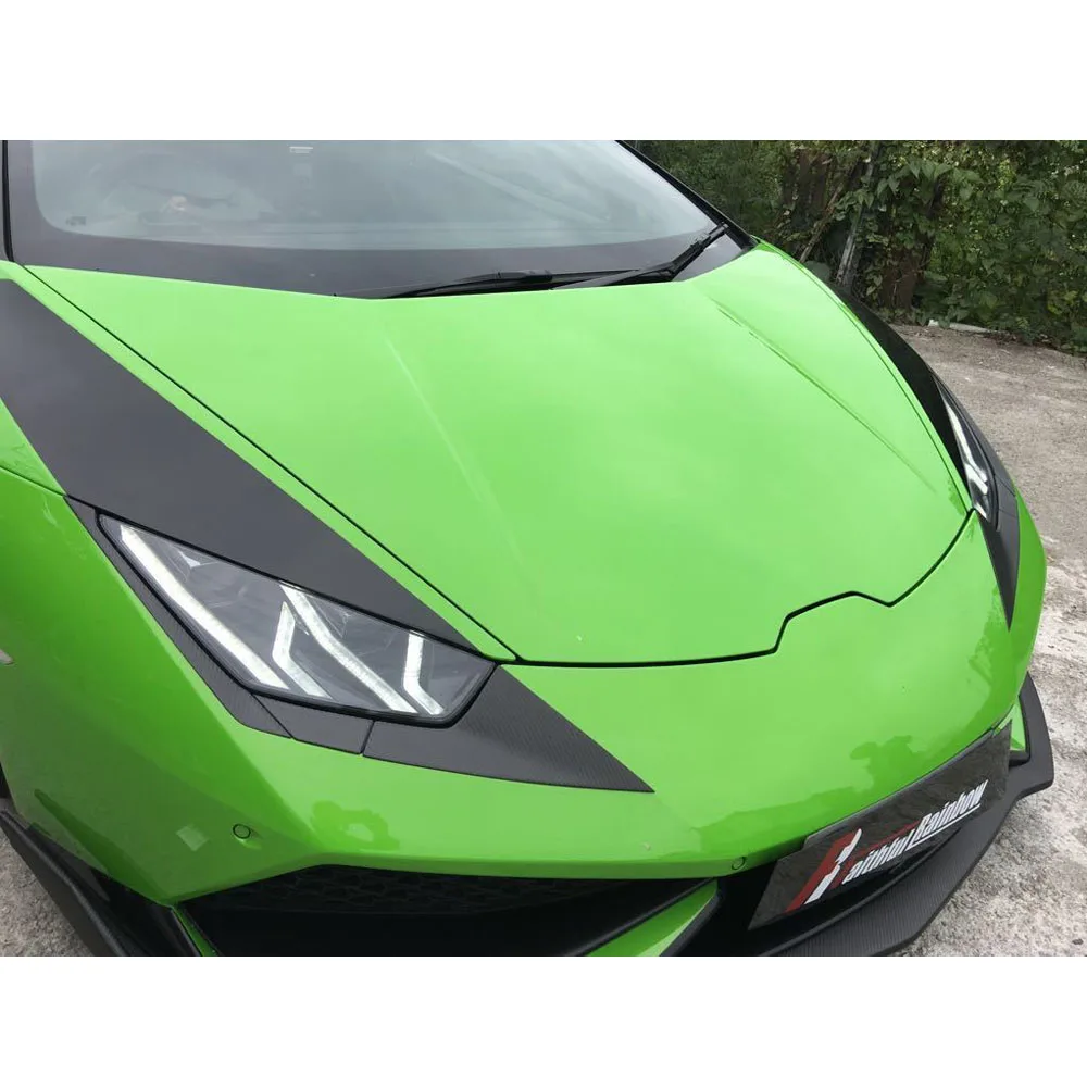 Углеродное волокно фары под брови век для Lamborghini Huracan LP610-4