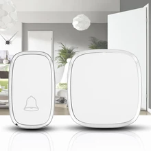 Garden Bell IP44 Waterproof Wireless Doorbells Outdoor Doorbell 36 ringtones 0-100 decibels 4 Volume Levels
