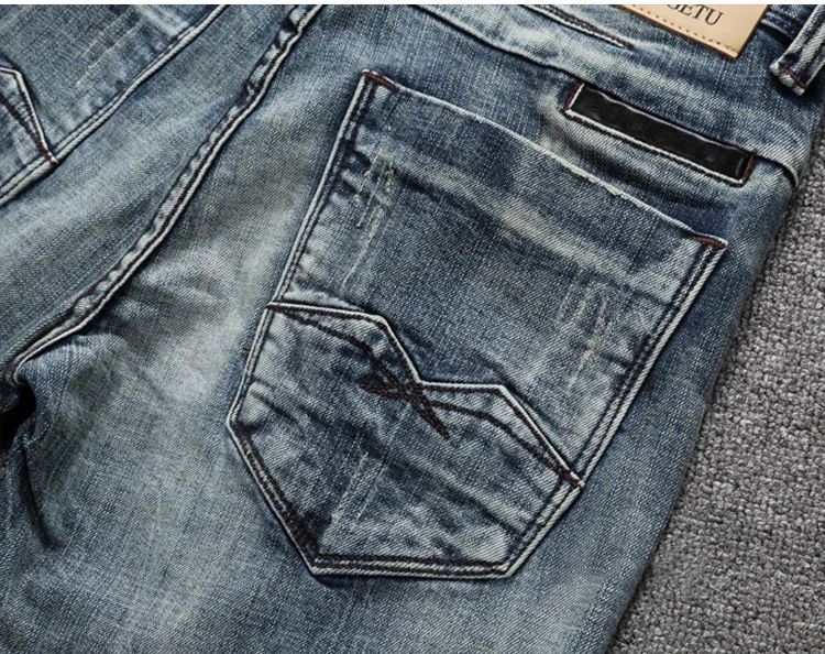 2019 итальянский Дизайнерские мужские джинсы Высокое качество Slim Fit Хлопок рваные джинсы Homme размер 29-38 классические джинсы мужские, новые