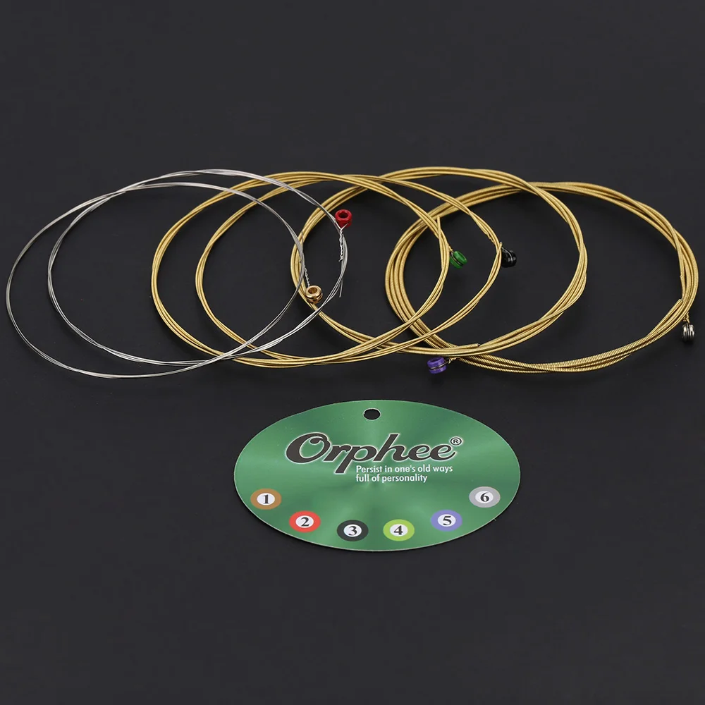 Orphee TX640 6 шт. набор Акустических Гитарных струн (. 012 .053) фосфорная бронзовая гитара