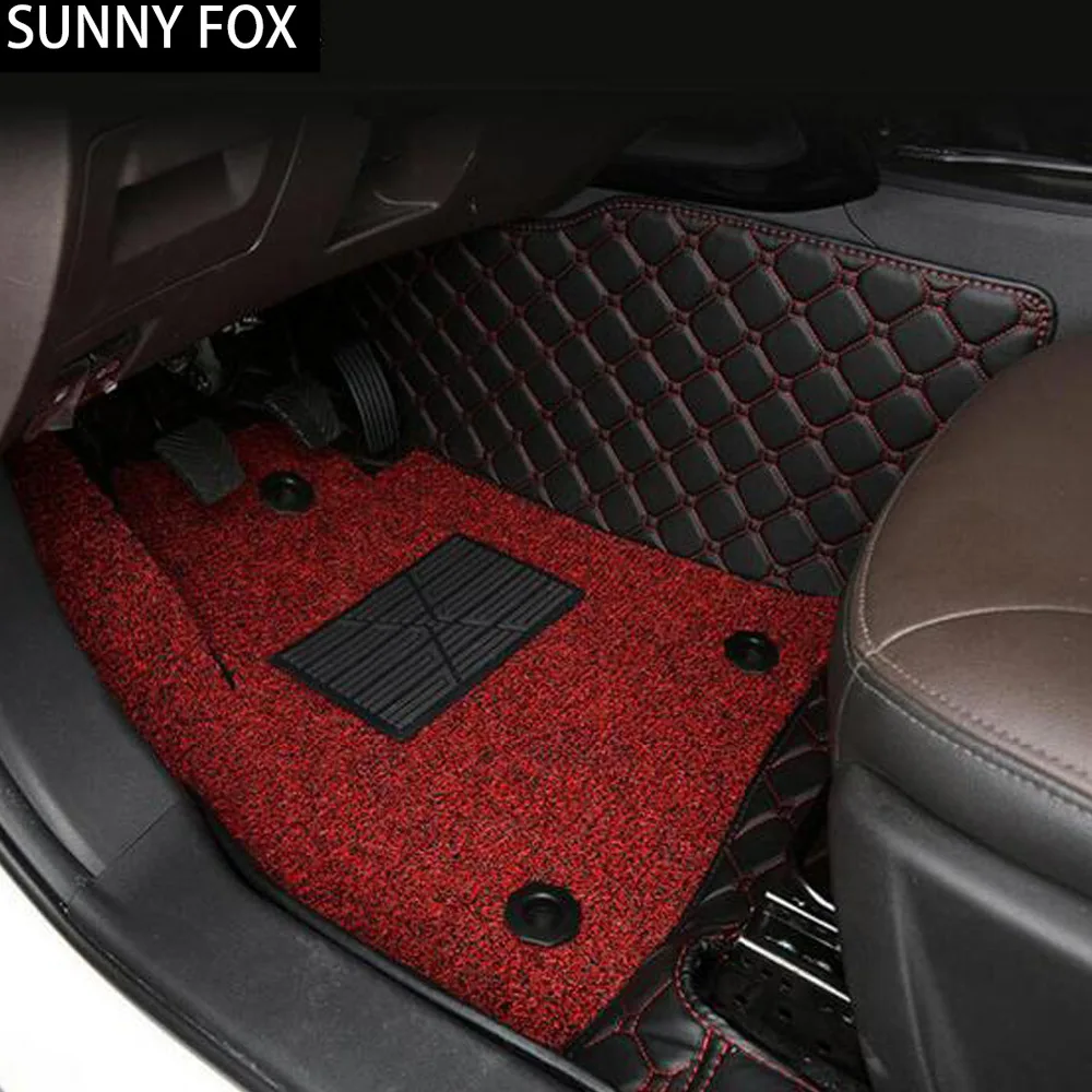 

SUNNY FOX Car floor mats for BMW 3/4/5/6/7 Series M3 X1 X3 X4 X5 X6 Z4 5D car-styling all weather carpet floor liner