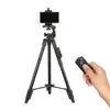 YUNTENG 5208 Aluminum Tripod with 3-Way Head & Bluetooth Remote + Clip for Camera Phone ► Photo 3/6