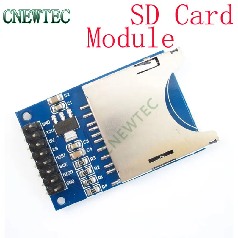 

Perfect SD Card Module Slot Socket Reader For Arduino ARM MCU Read And Write