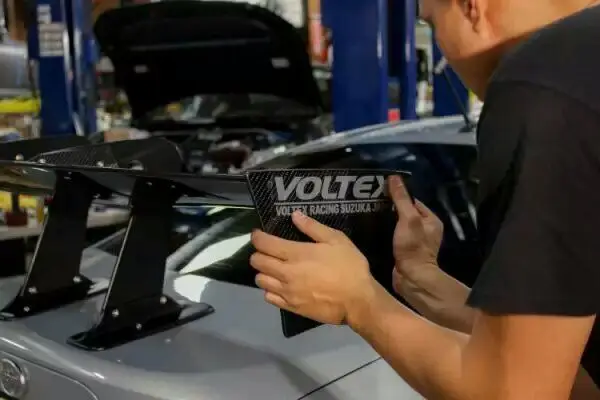 Универсальный Voltex стиль автомобиля-Стайлинг задний багажник спойлер крыло для BMW Mercedes Benz Volkswagen Audi Nissan Toyota