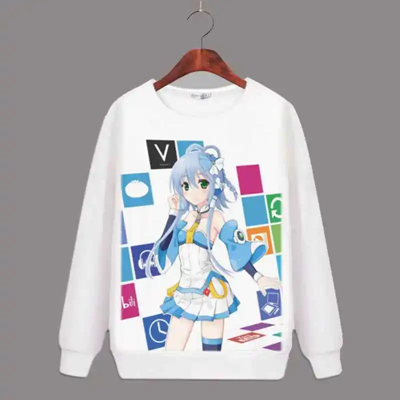 

VOCALOID3 Luo Tianyi Printed Hoodie Unisex Long Sleeve Yuezheng Ling Fleece Tops Hoody Sweatshirts for Autumn