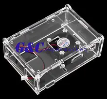 Raspberry Pi 3 diy acrylic Case + Cooling Fan for Raspberry Pi 2 Model
