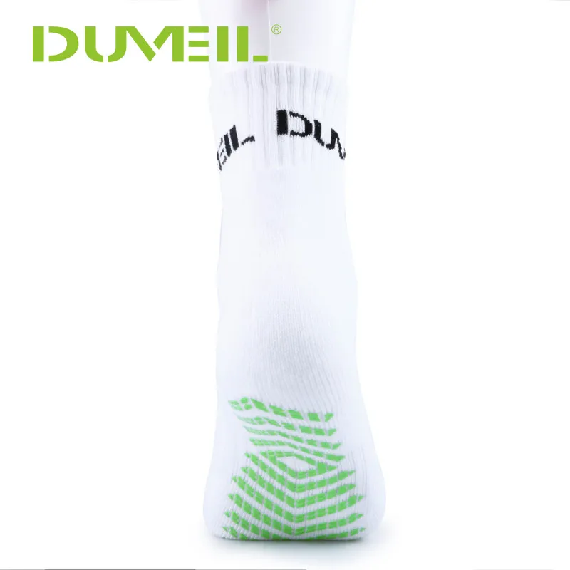 DUVEIL Для мужчин; противоскользящие Booster спортивные носки помочь упражнения высокие чулки для Runnuing буфером для прыжок в длину студентов
