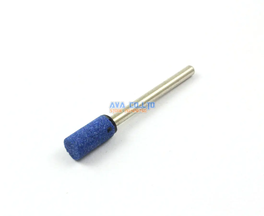 20 Pieces 6x11mm Mounted Point Blue Aluminum Oxide Abrasive Grinding Stone Bit 3mm Shankin