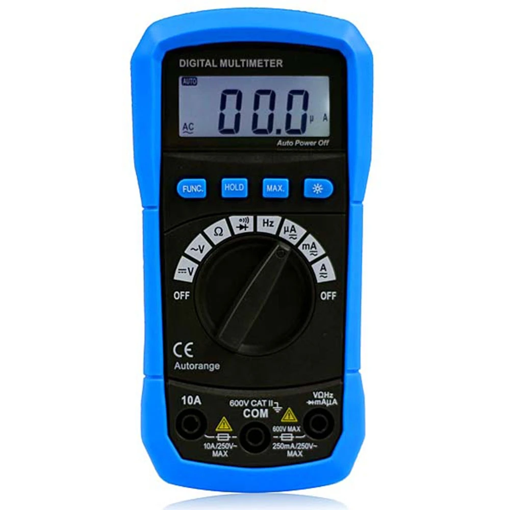

Bside ADM01 Auto Ranging Digital Multimeter DMM DC AC Voltage Current HZ Meter Frequency Tester Diode Continuity Test