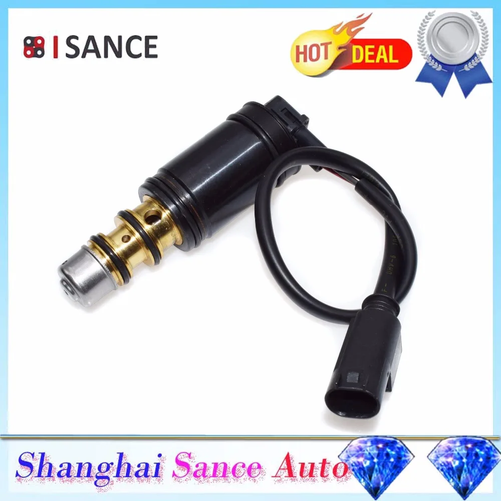 

ISANCE AC Compressor Control Solenoid Valve Assembly Connector 7SEU16C 6SEU12C 7SEU17 For Mercedes-Benz VW Pontiac Toyota Audi