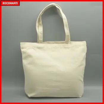 

Large reusable grocery women tote bag big foldable shopping bag canvas cotton eco friendly bag by 40cm*33cm*10cm