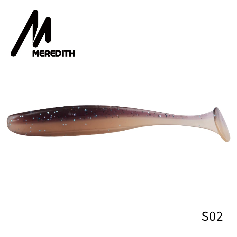 Мягкие приманки Meredith Easy Shiner, 5 см, 0,88 г, 20 шт./лот, плавающие приманки, искусственная Мягкая приманка для рыбы, воблеры, двойные цветные приманки для ловли карпа - Цвет: S02
