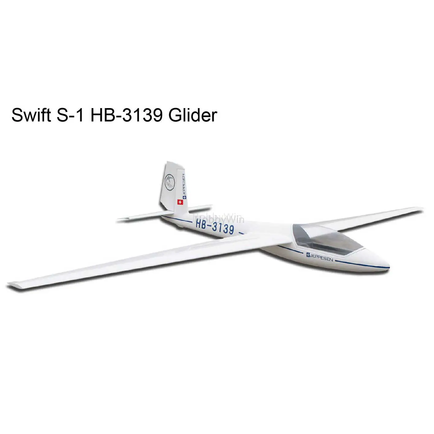 swift rc glider