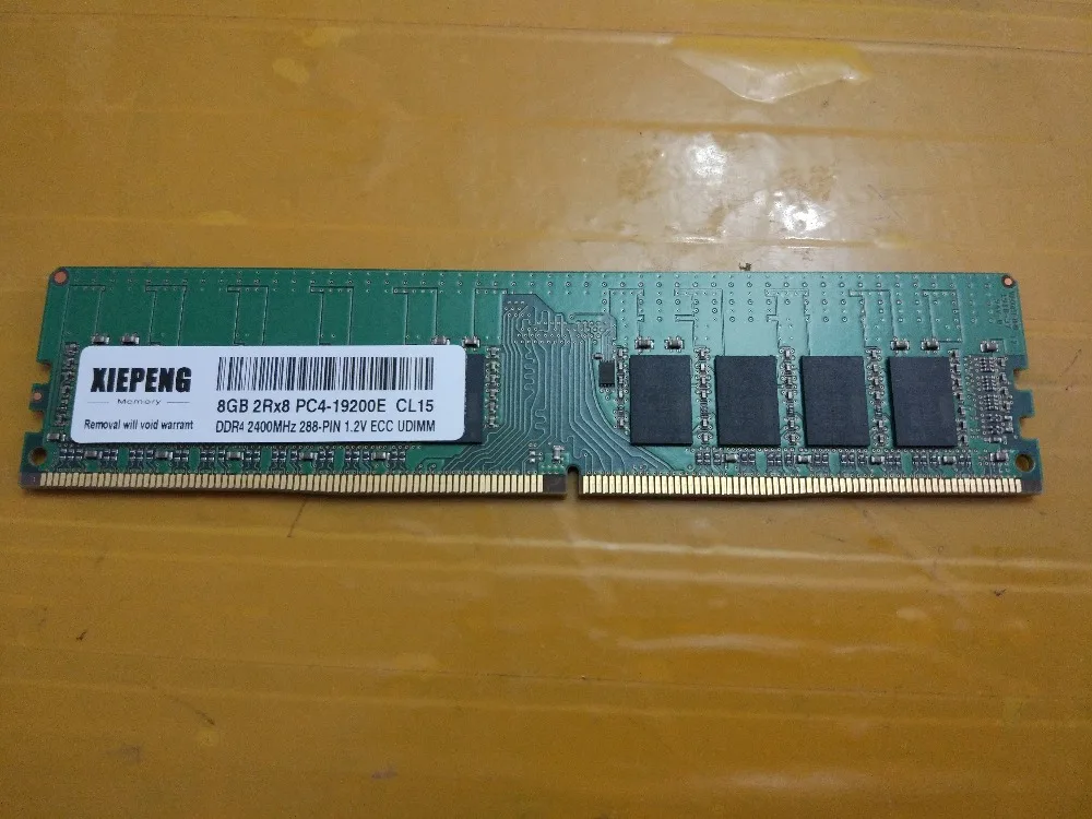 Для Dell PowerEdge R230 T130 T330 T340 T30 Mini Tower ram 16 Гб 2rx8 PC4-17000 2133 МГц ECC Unbuffered 8 Гб DDR4 2400 МГц память