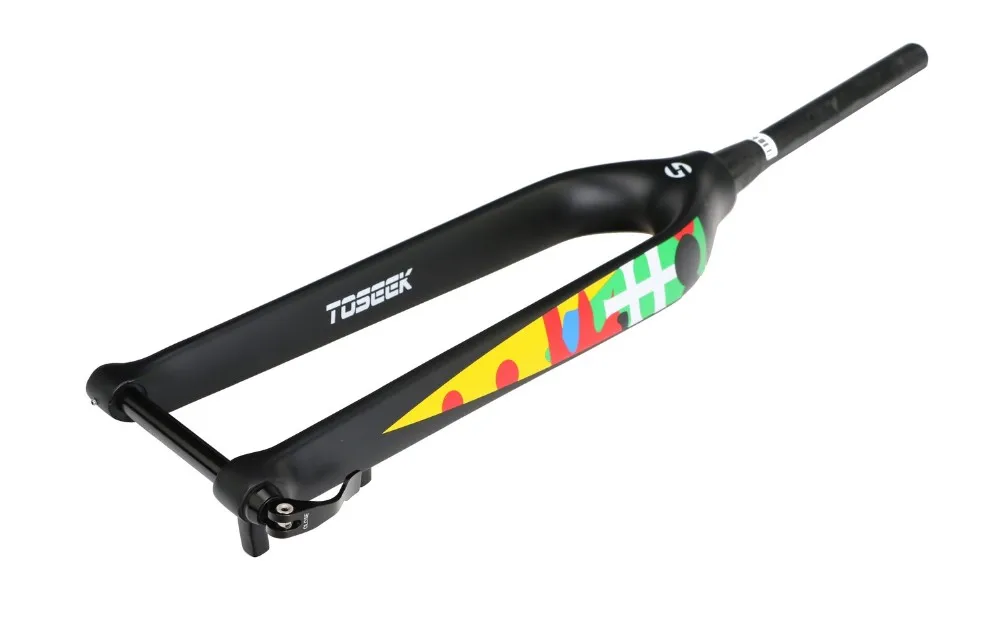 Сверхлегкая Новинка TOSEEK UD матовая полностью углеродное волокно 15 мм QR горная MTB Велосипедная вилка 29 дюймов углеродная вилка