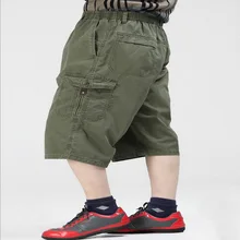 VXO мужские брюки карго, мужские укороченные брюки, мужские повседневные брюки размера плюс XL-6XL, мужские укороченные брюки с карманами