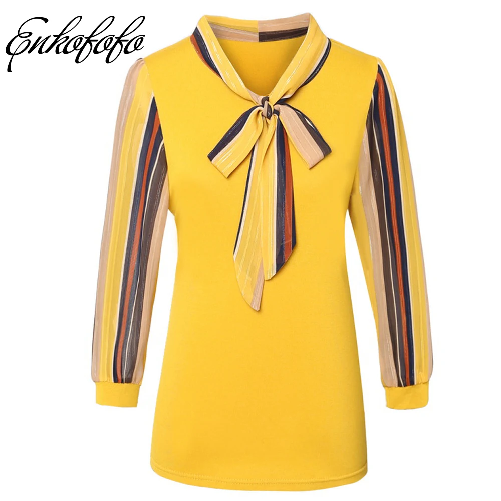 Женская шифоновая блузка в полоску с рукавом три четверти|silk blouses shirts|chiffon silk