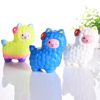 

Squishy Alpaca Decompression PU Slow Rebound Toy Squishy Alpaca Simulation Bread Animal Sheep Squishies Anti Stress Relief Toys