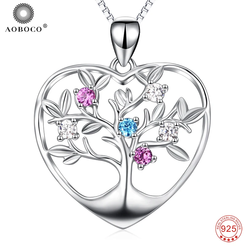 925 Sterling Silver Necklace Women Tree Of Life Crystal Cz Pendants Necklaces For Fine Jewellery Accessories Love Gifts huismerk kopen in de aanbieding 925 Sterling Silver Necklace Women Tree Of Life Crystal Cz Pendants Necklaces For Fine Jewellery Accessories Love Gifts huismerk kopen in de aanbieding