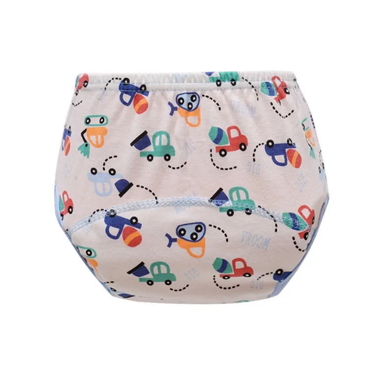 1Pcs Cute Baby Cotton Training Pants Panties Baby Diapers Reusable Nappies Cloth Diaper Washable Infant Children Underwear Nappy