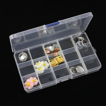 

Sale Jewelry Beads Boxes Plastic Adjustable 7 Sizes Loom Band Rectangular & Square Storage Transparent Box