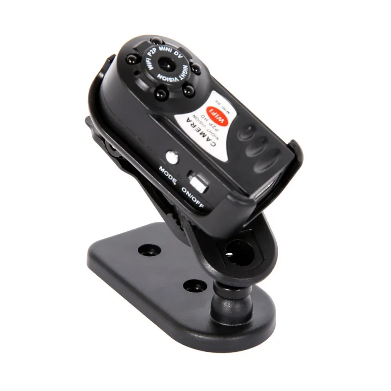 Mini câmera q7 480 p wifi dv