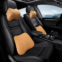 

KKYSYELVA Memory Foam Lumbar Support Cushion For Car And Headrest Neck Pillow Kit Interior Accessories
