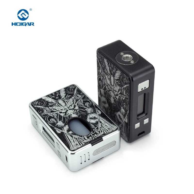 HCIGAR VT inbox V3 squonk Mod BOX Output 1 75 Вт испаритель Evolv DNA75 чип питание 18650 батарея elektronik sigara