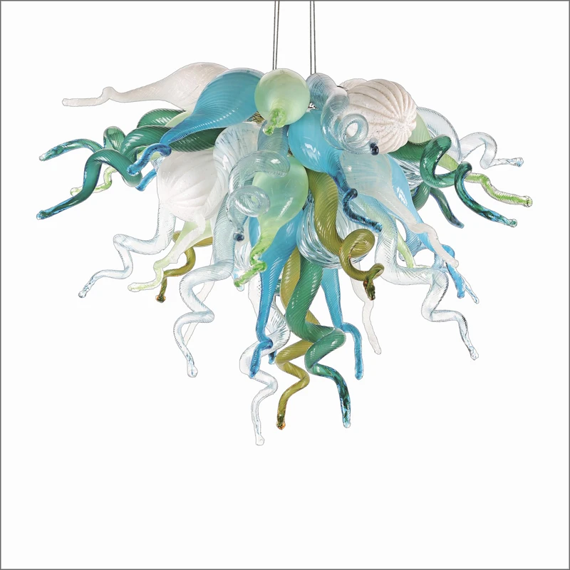 Newest Contemporary Multi Color Home Lighting Hand Blown Glass Chandelier Murano Ceiling Lights Designer | Лампы и освещение